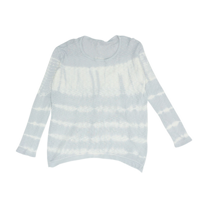 Gray Tie-Dye Blouse