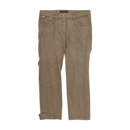 Brown Solid Pants