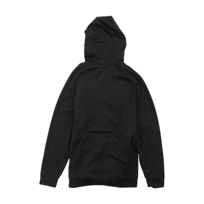 Black Solid Hoodie Pullover
