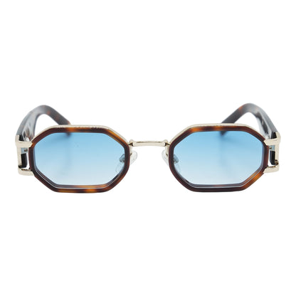 Tortoise Shadow Geometric Sunglasses