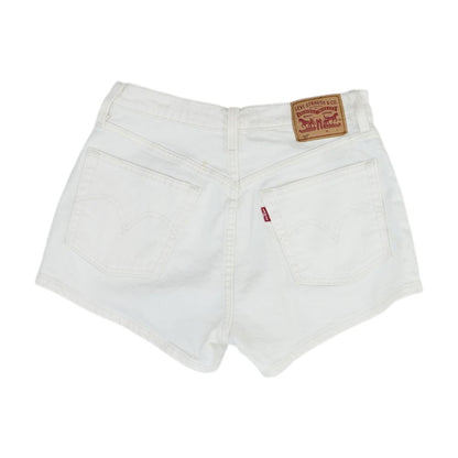 White Denim Shorts