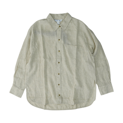 Beige Button Down
