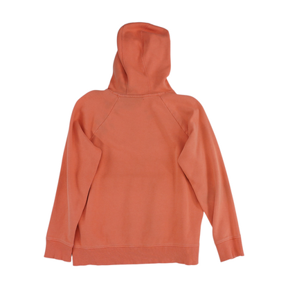 Peach Solid Hoodie Pullover