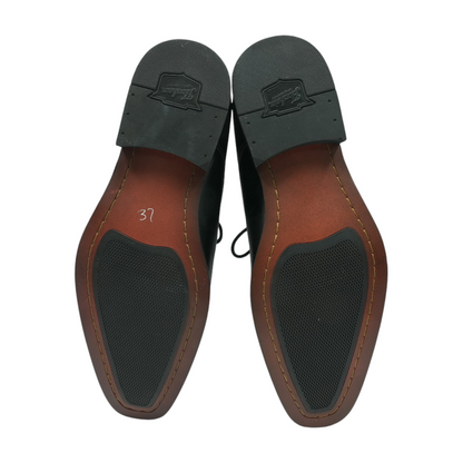 Black Lace-Up Dress Shoes
