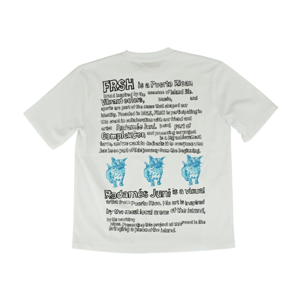 Frsh Company White Solid T-Shirt – Image 2