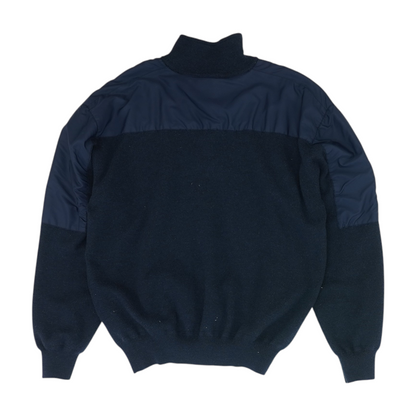 Navy Solid 1/4 Zip Pullover