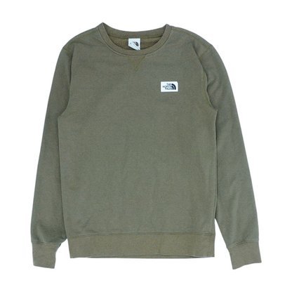 Olive Solid Sweatshirt Pullover