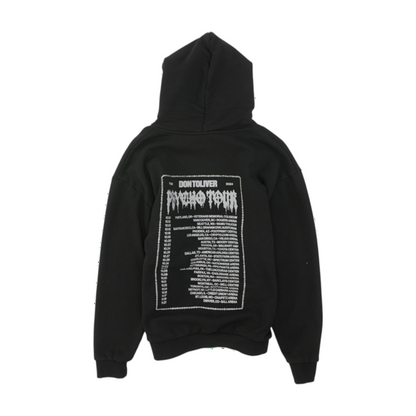 Black Solid Hoodie Pullover