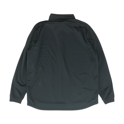 Black Solid 1/4 Zip Pullover