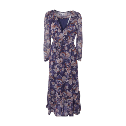 Navy Floral Maxi Dress