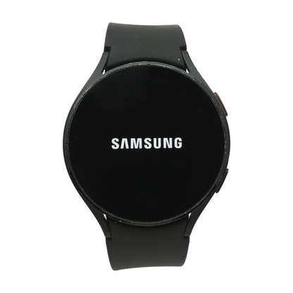 44mm Galaxy Watch4 Black Smartwatch Black Band S/M