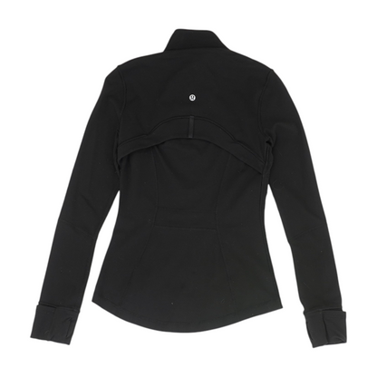 Black Solid Active Jacket