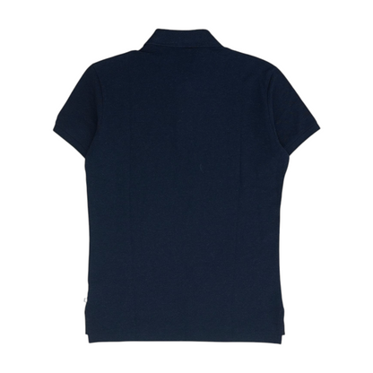 Navy Solid Short Sleeve Polo