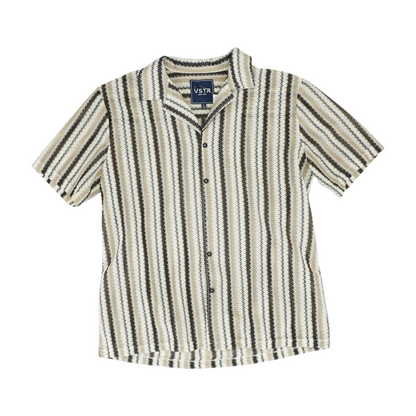 Multi Striped Short Sleeve Button Down