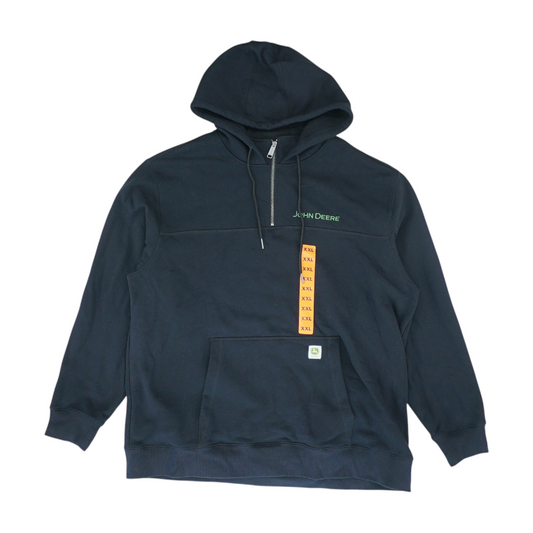 Black Solid Hoodie Pullover