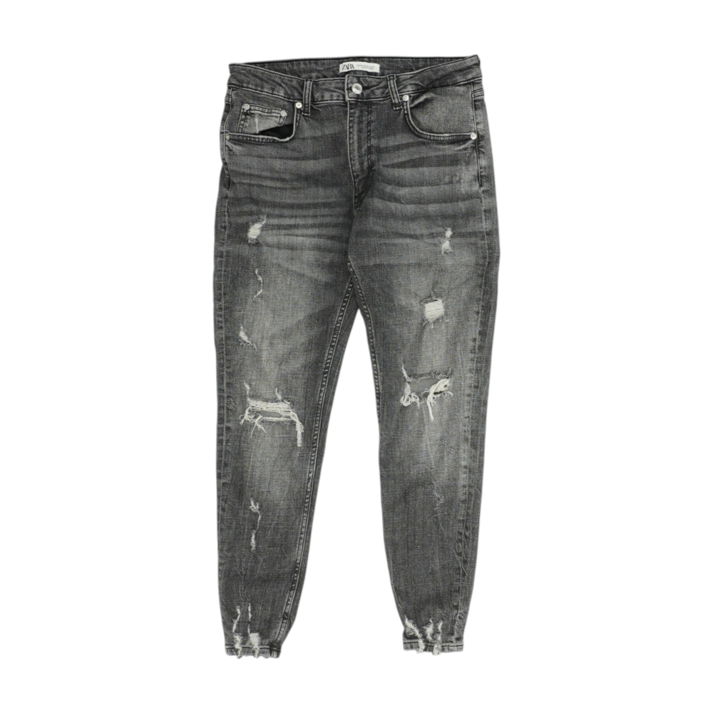 Gray Regular Jeans