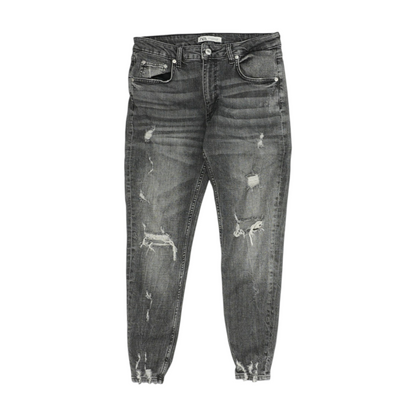 Gray Regular Jeans