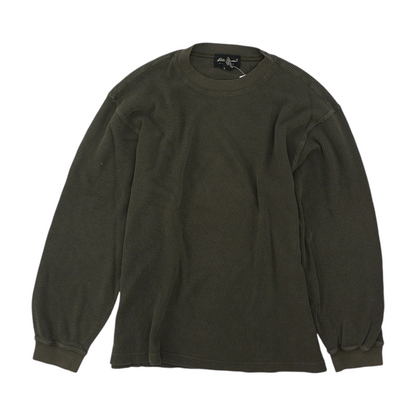 Gray Solid Sweatshirt Pullover