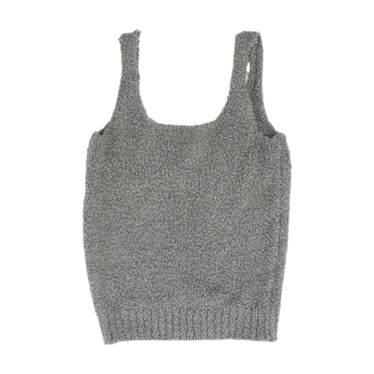 Gray Solid Pajama Top