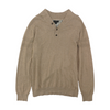Brown Solid Pullover Sweater