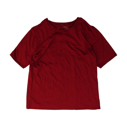 Burgundy Solid T-Shirt