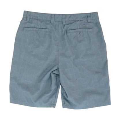 Blue Check Active Shorts