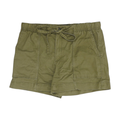 Green Solid Chino Shorts