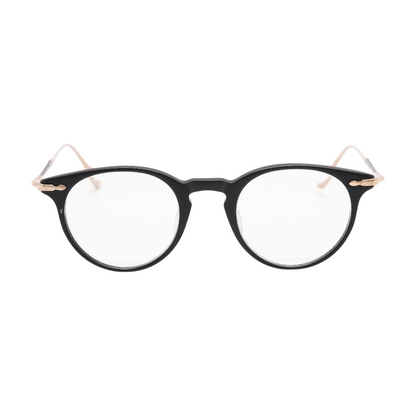Black Round Prescription Eyewear