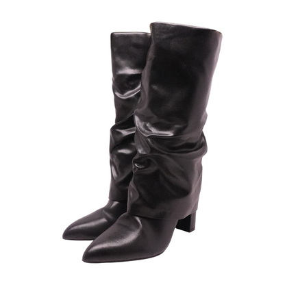 Black Knee-High Boots