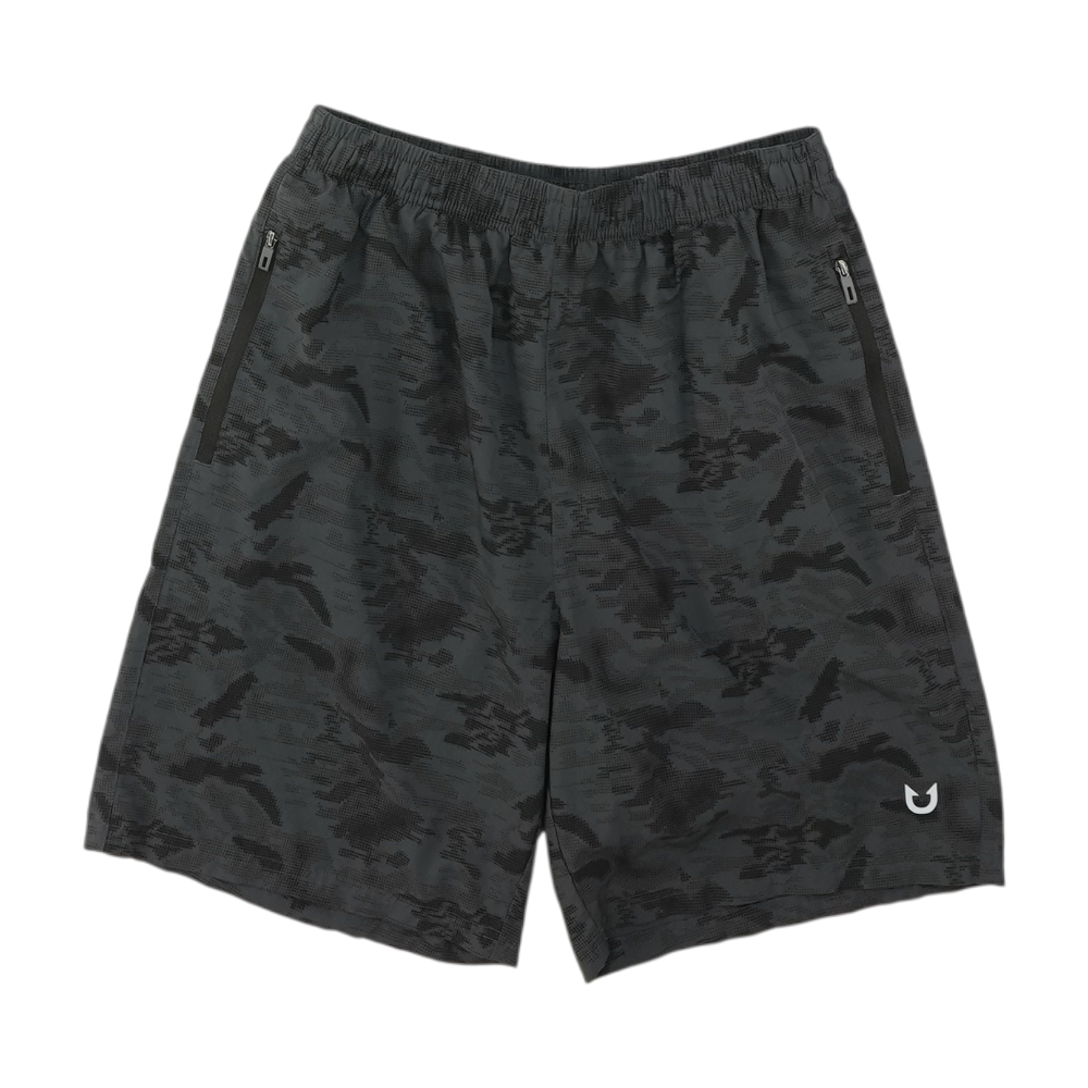 Gray Camo Active Shorts