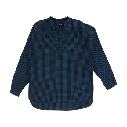 Blue Check Blouse