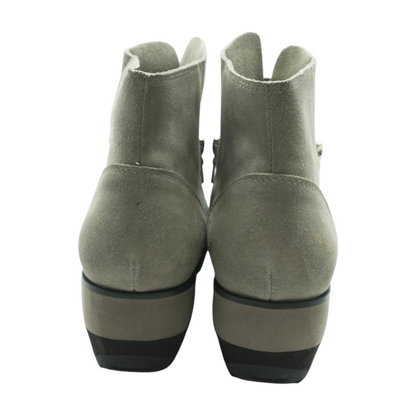 Gray Ankle Boots