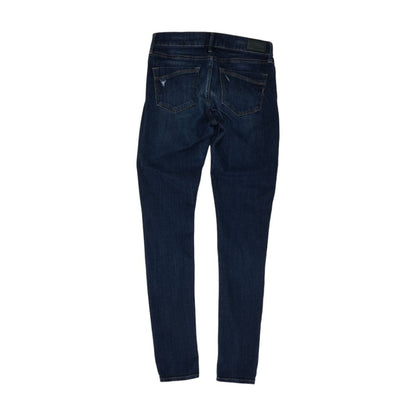 Blue Mid Rise Skinny Leg Jeans