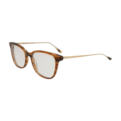 Brown Laetitia Square Prescription Eyewear