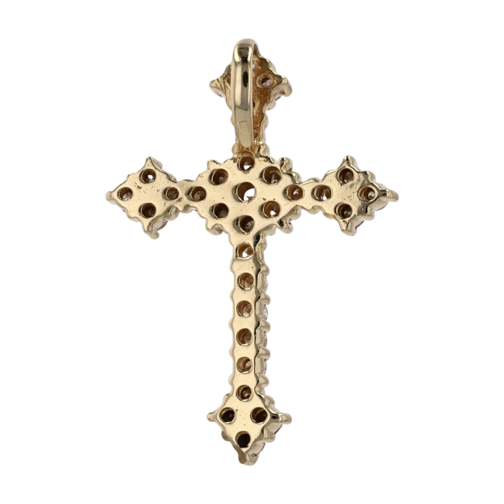 3/4 ctw 14K Yellow Gold Diamond Pendant