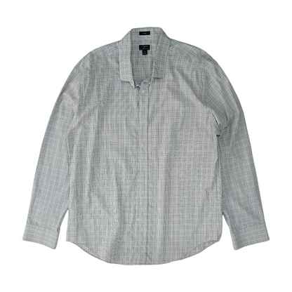 Multi Plaid Long Sleeve Button Down