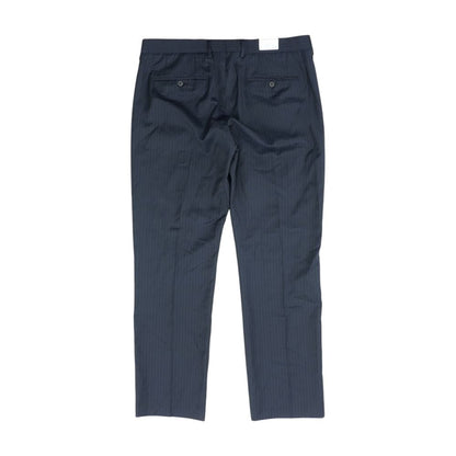 Navy Striped Dress Pants