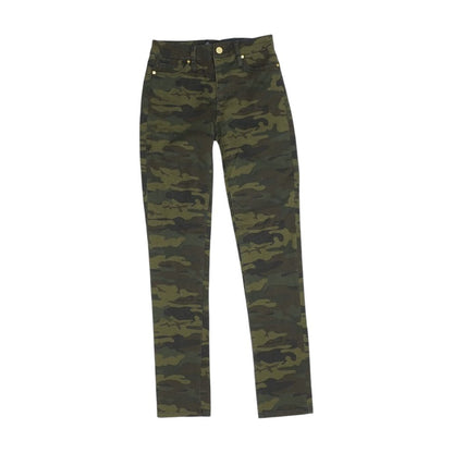 Green Five Pocket Skinny Pants