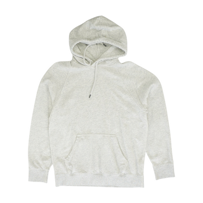Gray Solid Hoodie Pullover