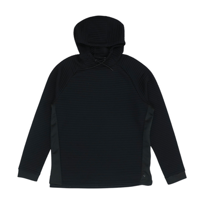 Black Solid Hoodie Pullover
