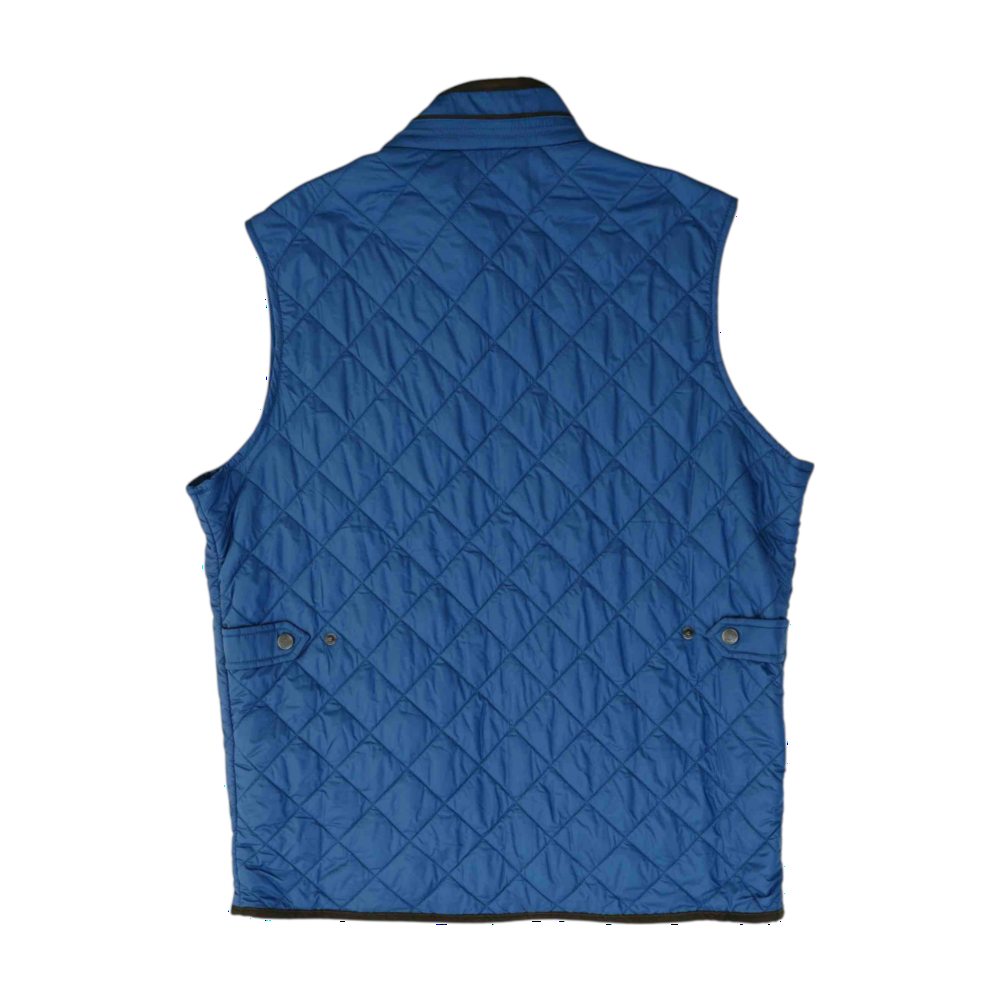 Blue Solid Vest