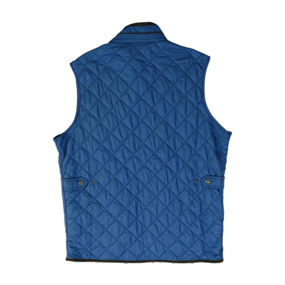 Blue Solid Vest