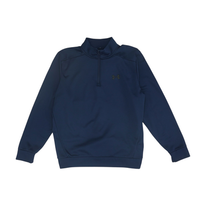 Navy Solid 1/4 Zip Pullover