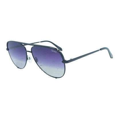 Quay Black High Key Aviator Sunglasses – Image 1