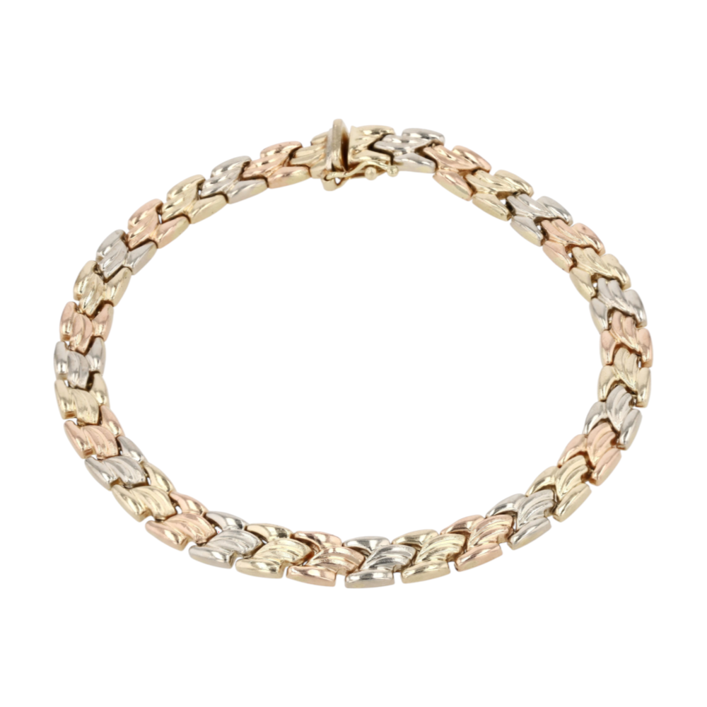 14K Yellow Gold Chain Bracelet
