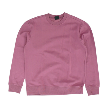 Pink Solid Sweatshirt Pullover