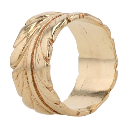 14K Yellow Gold Band Ring