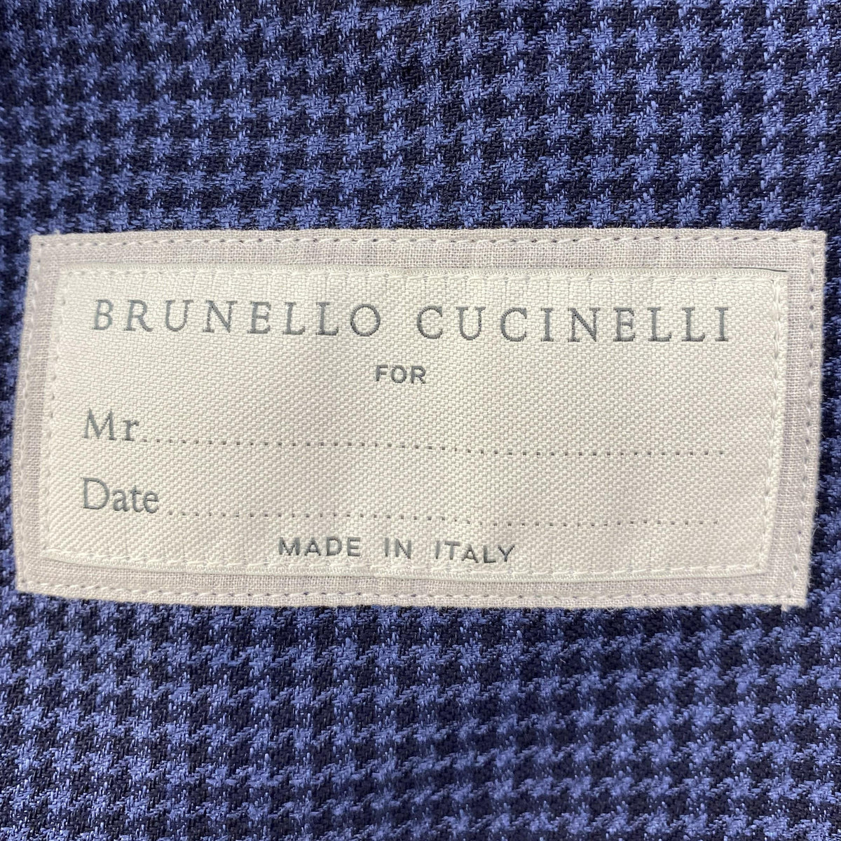 Wool, Silk, And Linen Blend Prince Of Wales Deconstructed Blazer