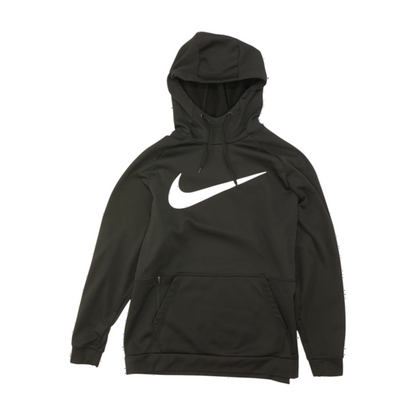 Black Solid Hoodie Pullover