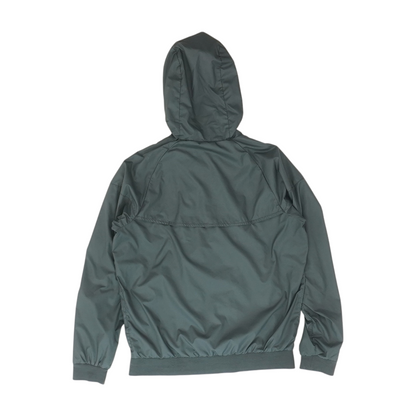 Black Solid Rain Jacket